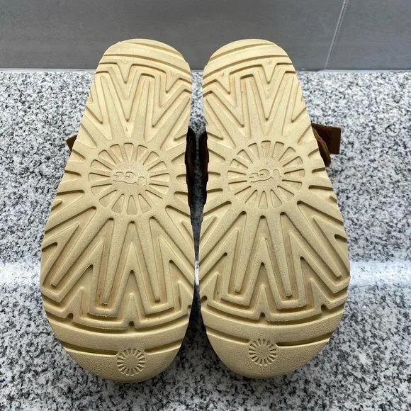 UGG Tan Suede Mules - Picture 4 of 7